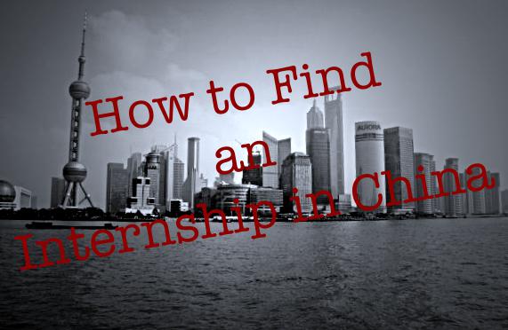 How to find an Internship in China