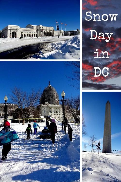 Snow Day in Washington DC