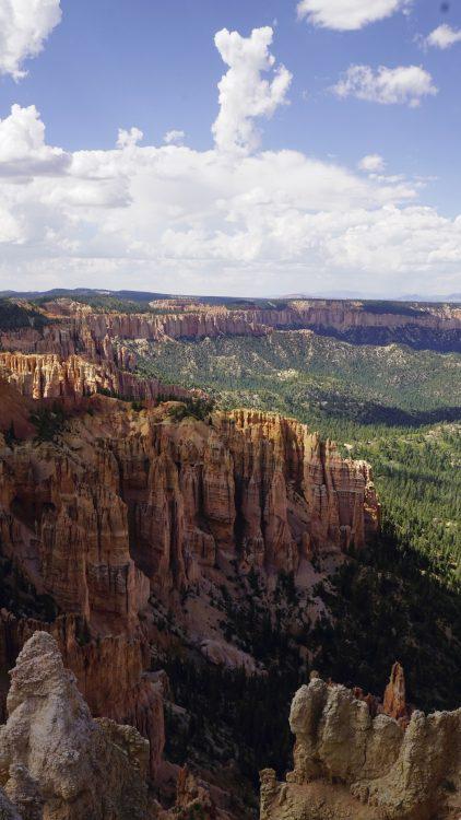 Utah National Parks: Clouds over Bryce Canyon