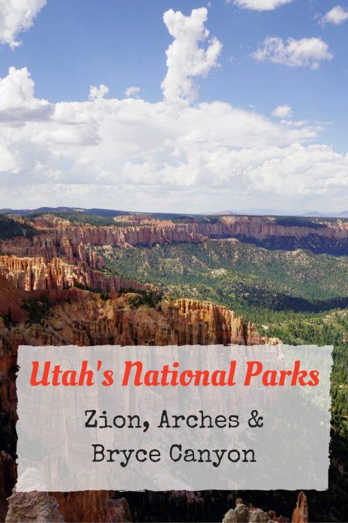 Utah's National Parks Zion Arches Bryce Canyon